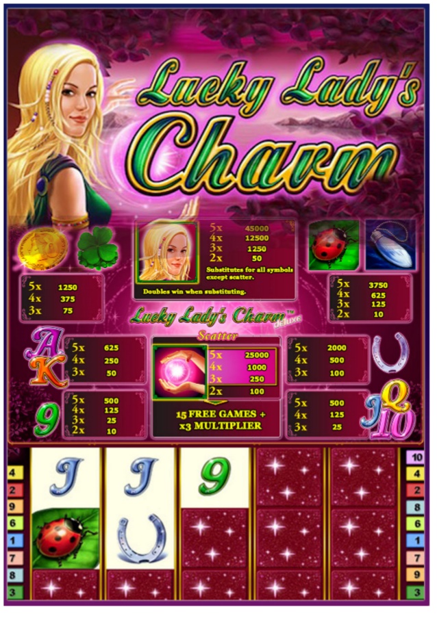 Lucky Lady Charm Slots Free Online